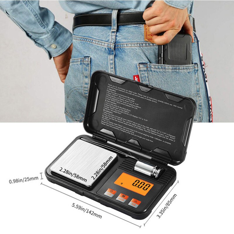 Digital Mini Scale 200g/0.01g  - Tape Dispenser Weighted review and price