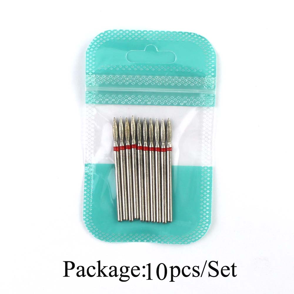 10pcs Diamond Nail Drill Bits  - Gel Refill Pack review and price