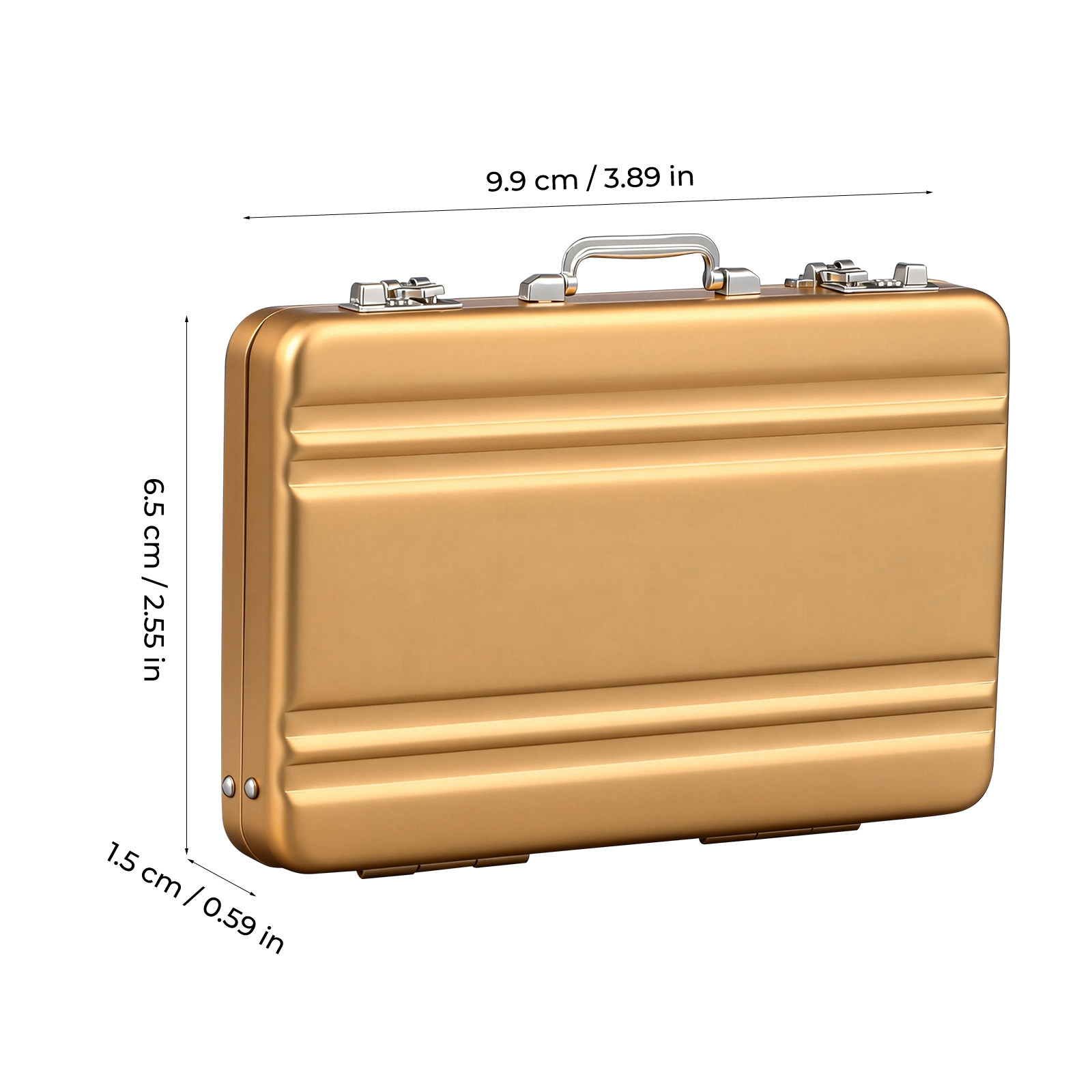 Business Cards Box Aluminium S - Card Index Box review and price
