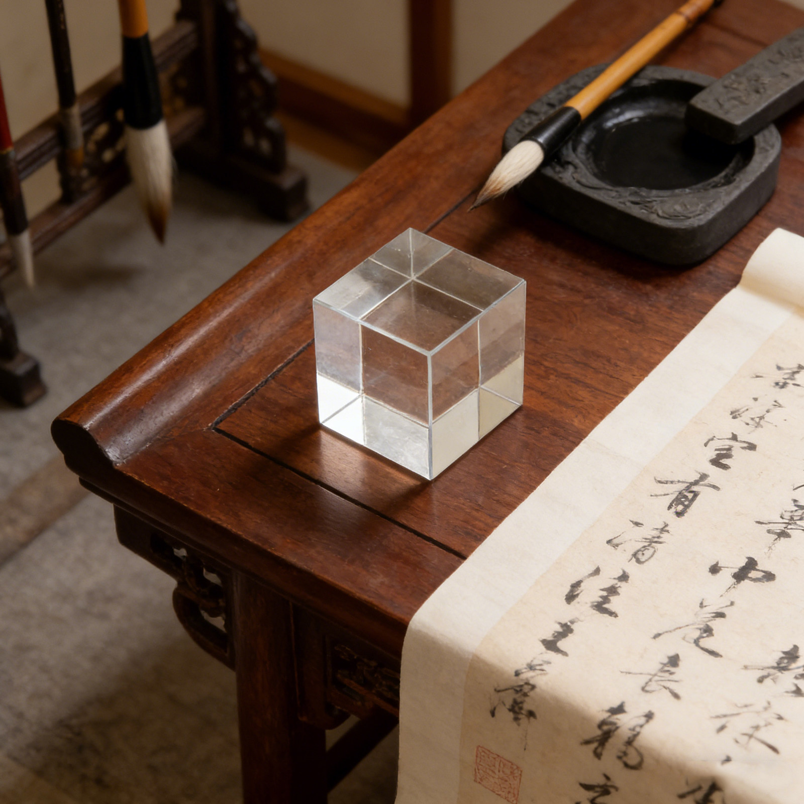 Square Crystal Paperweight Cle - Book Weight Glass review and price