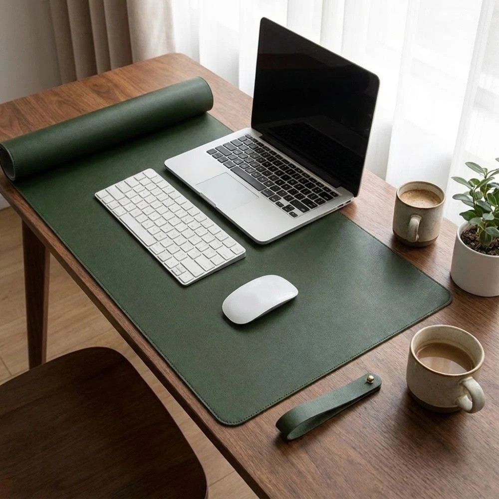 PU Leather Double Side Desk Ma - Leather Desk Pad review and price