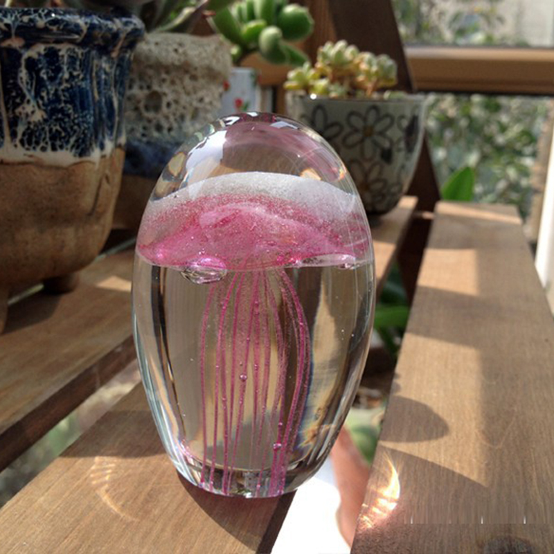 Miniature 3D Jellyfish Crystal - Paper Weight Crystal review and price