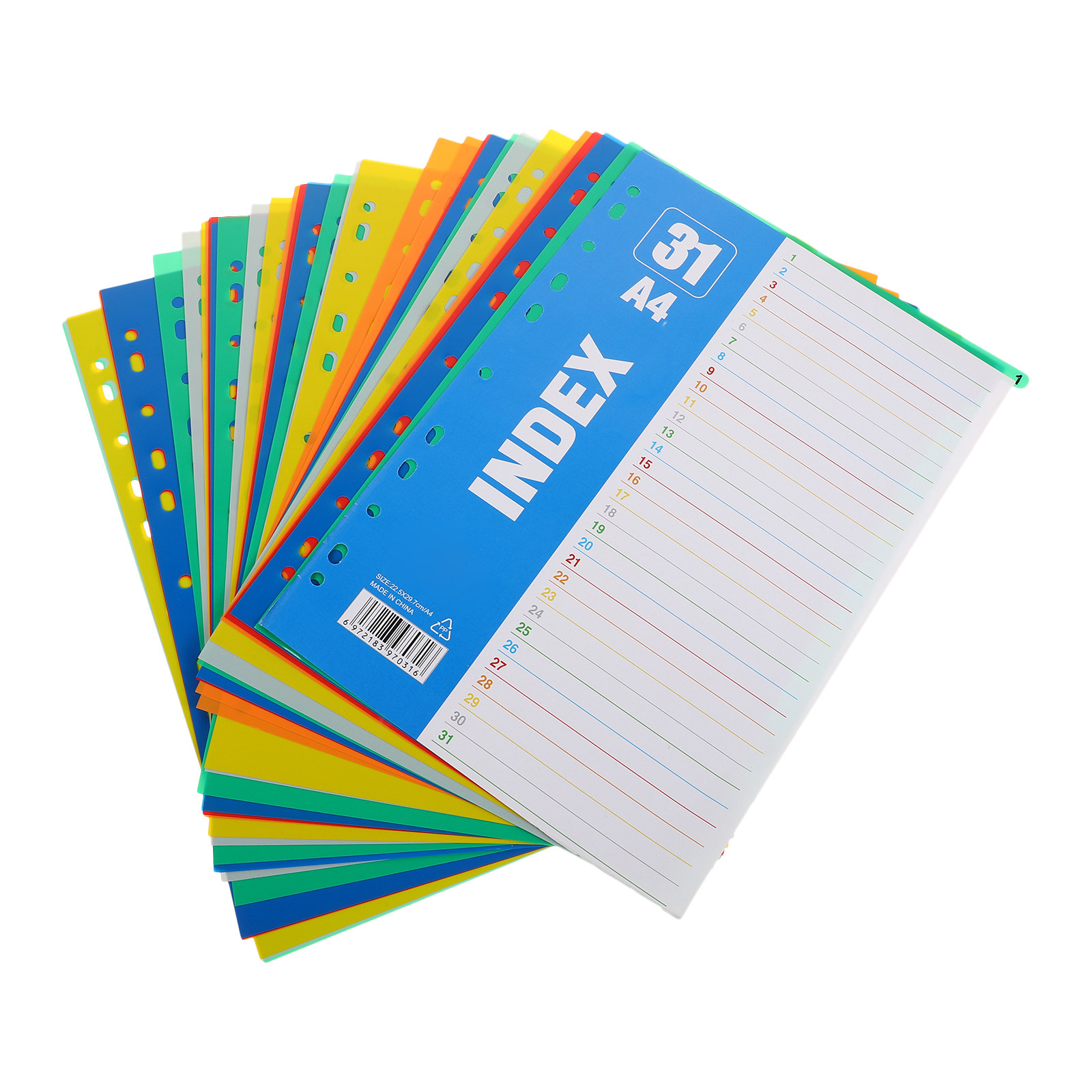 1Set A4 11-Hole Plastic Index  - Tab Divider A4 review and price