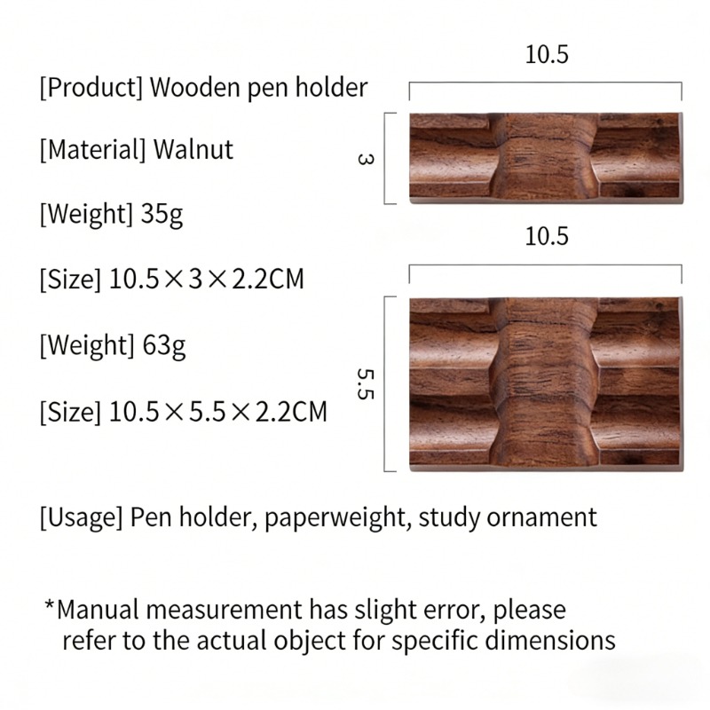 Walnut Wood Pen Holder Stand f - Pen Rest Single review and price