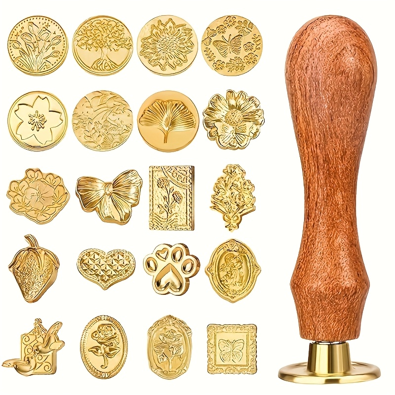 21pc wax stamp set with variou - Wax Seal Stamp Set review and price