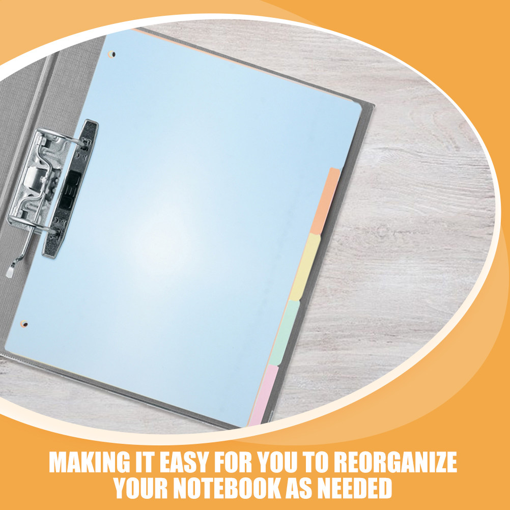 1Set Pastel Binder Dividers Pl - Tab Divider A4 review and price