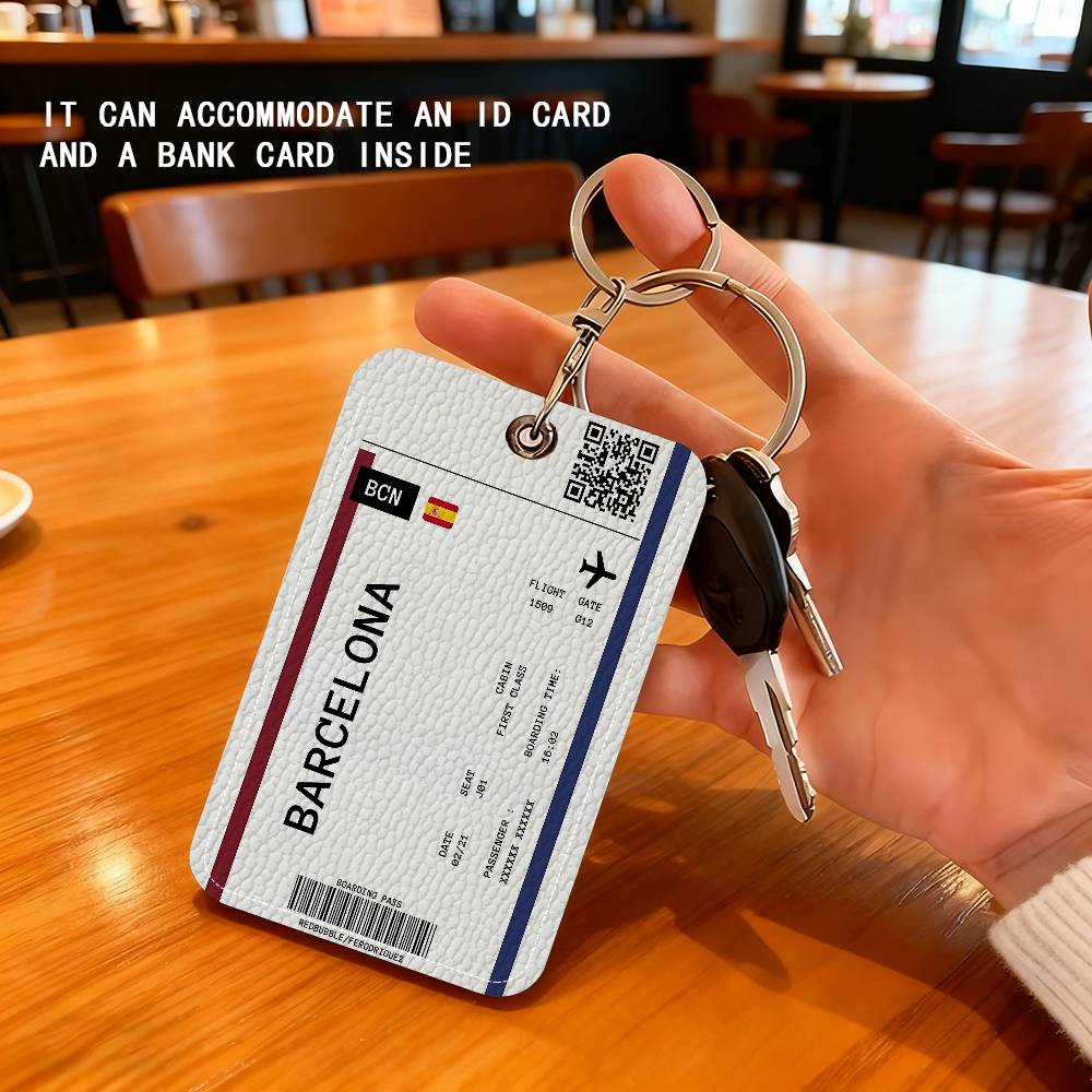 Boarding Pass Plane Ticket Lea - Card Index Box review and price