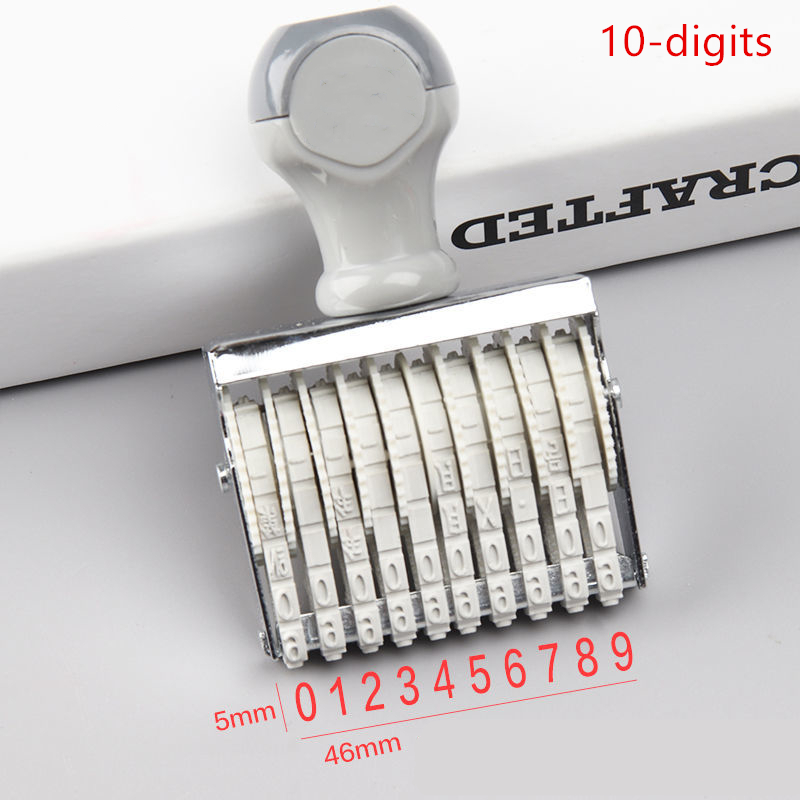 Portable 8/10 Digits Number St - Rubber Date Stamp review and price