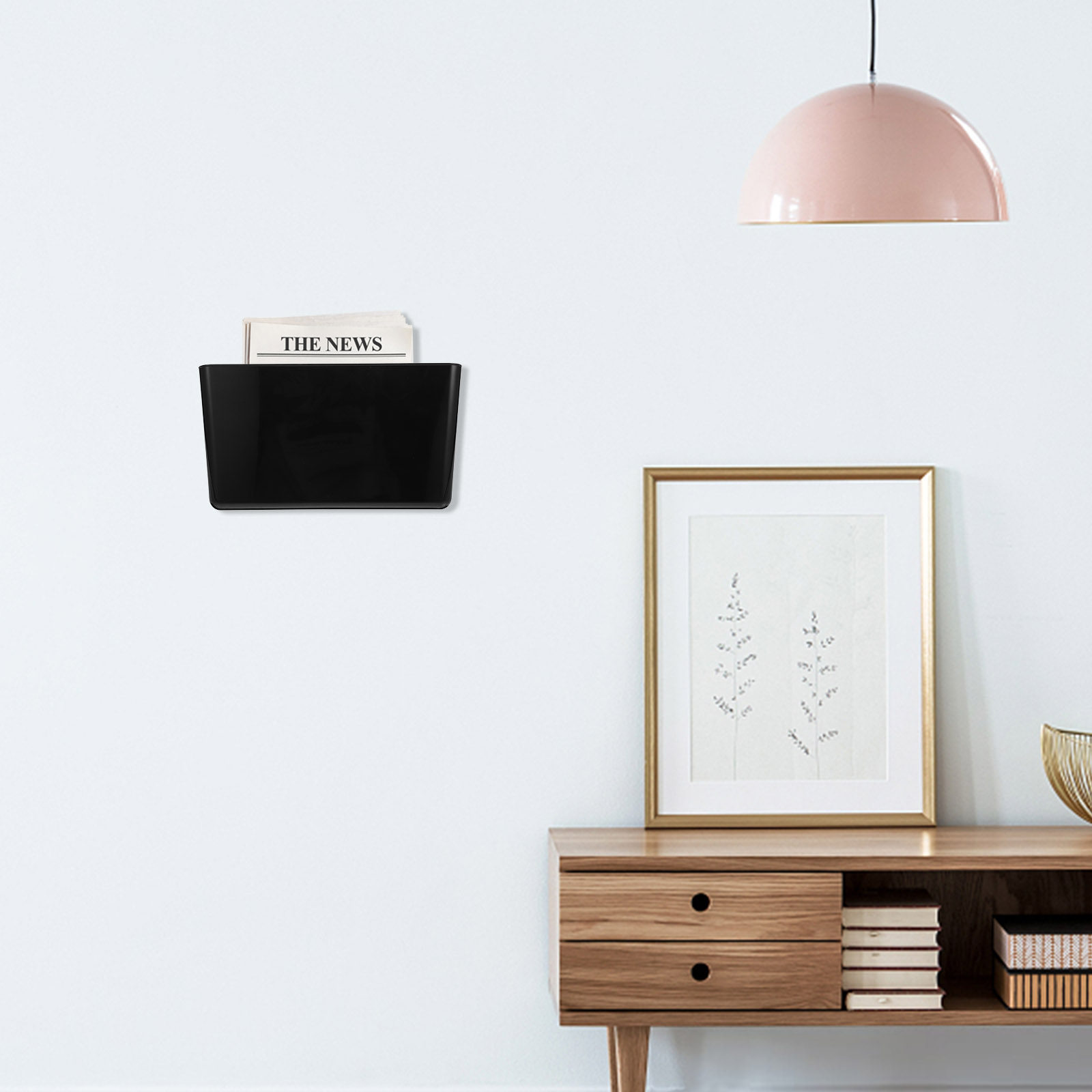 Wall Mount File Holder Single  - Magazine Holder Rack review and price