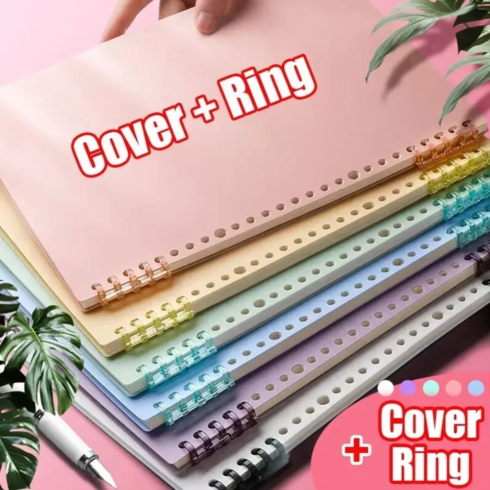 4Pcs PP Loose-leaf Book Cover  - Binder A4 Lever review and price