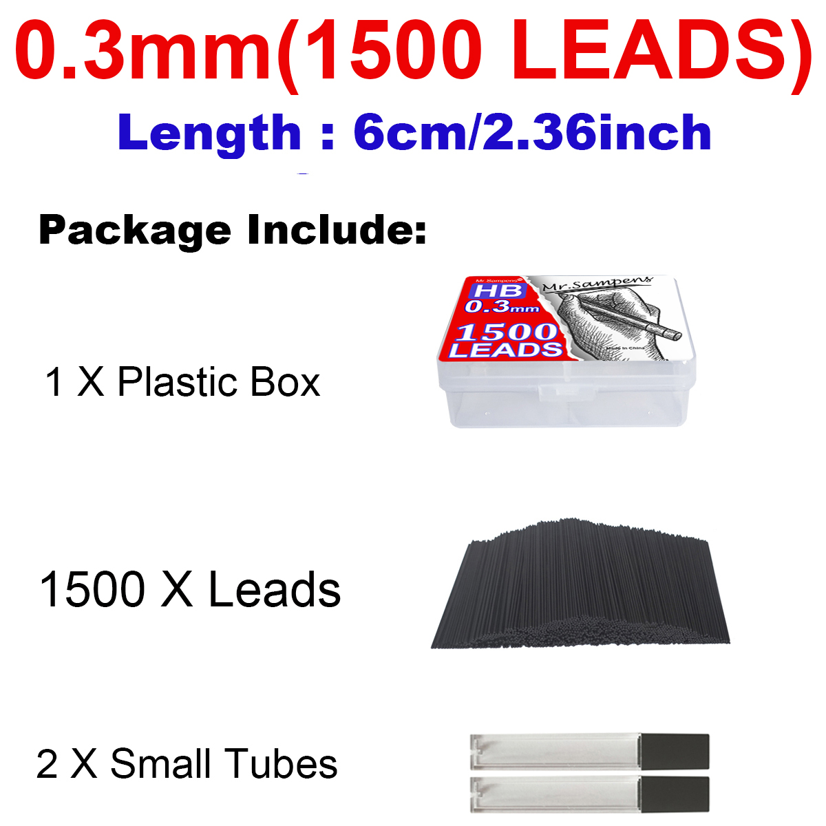 1500-Pack 0.3mm HB Automatic P - Mechanical Pencil 0.3 review and price