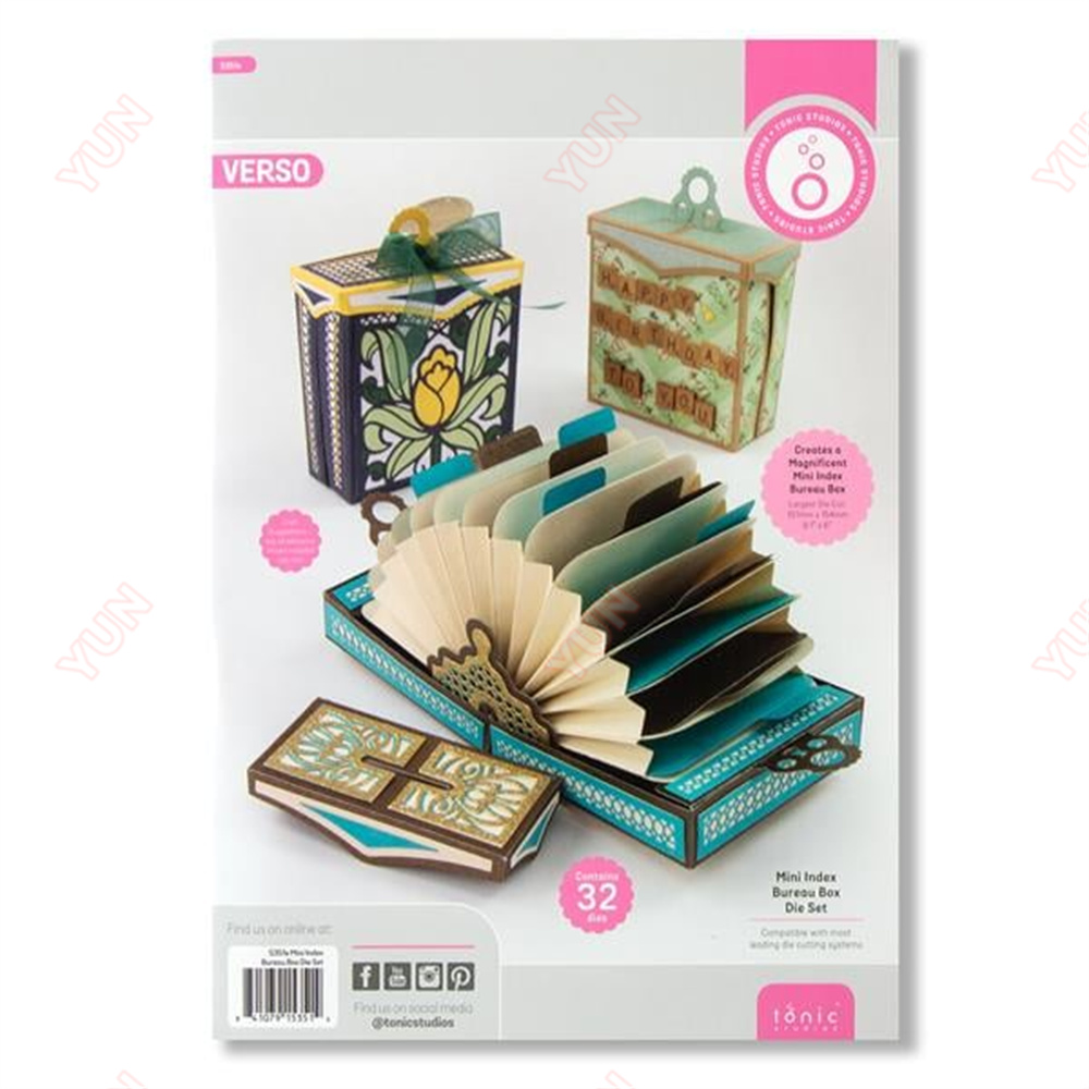 Mini Index Bureau Box Die Set  - Card Index Box review and price