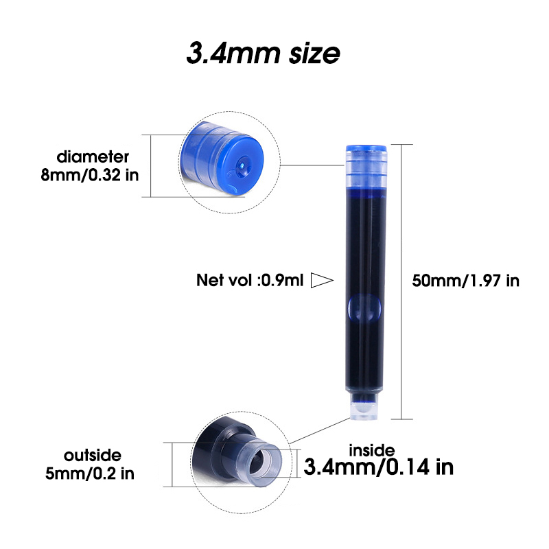 50pcs Fountain Pen Ink Cartrid - Fountain Pen Bottled Ink review and price