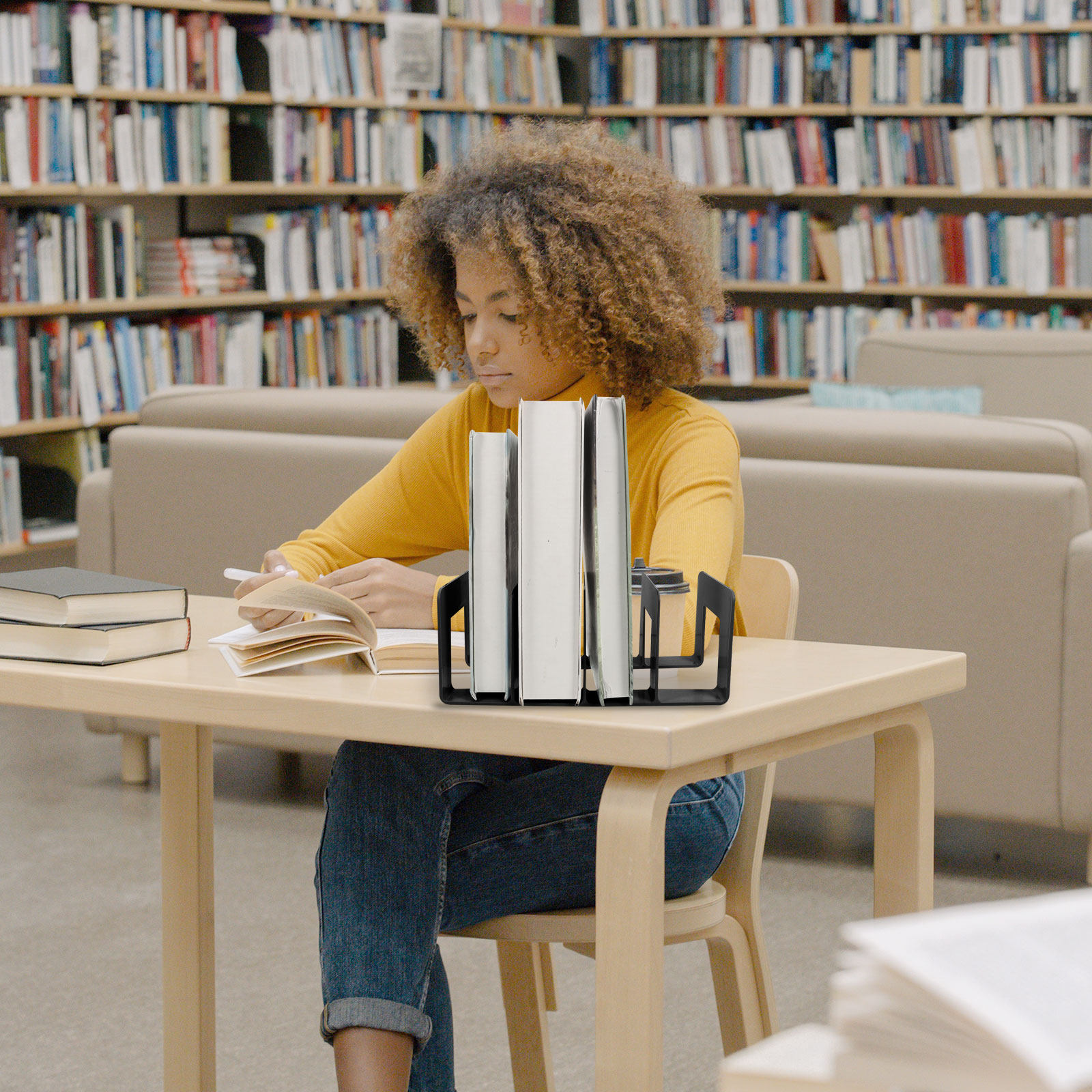 Book Holder for Shelf Desktop  - Magazine Holder Rack review and price