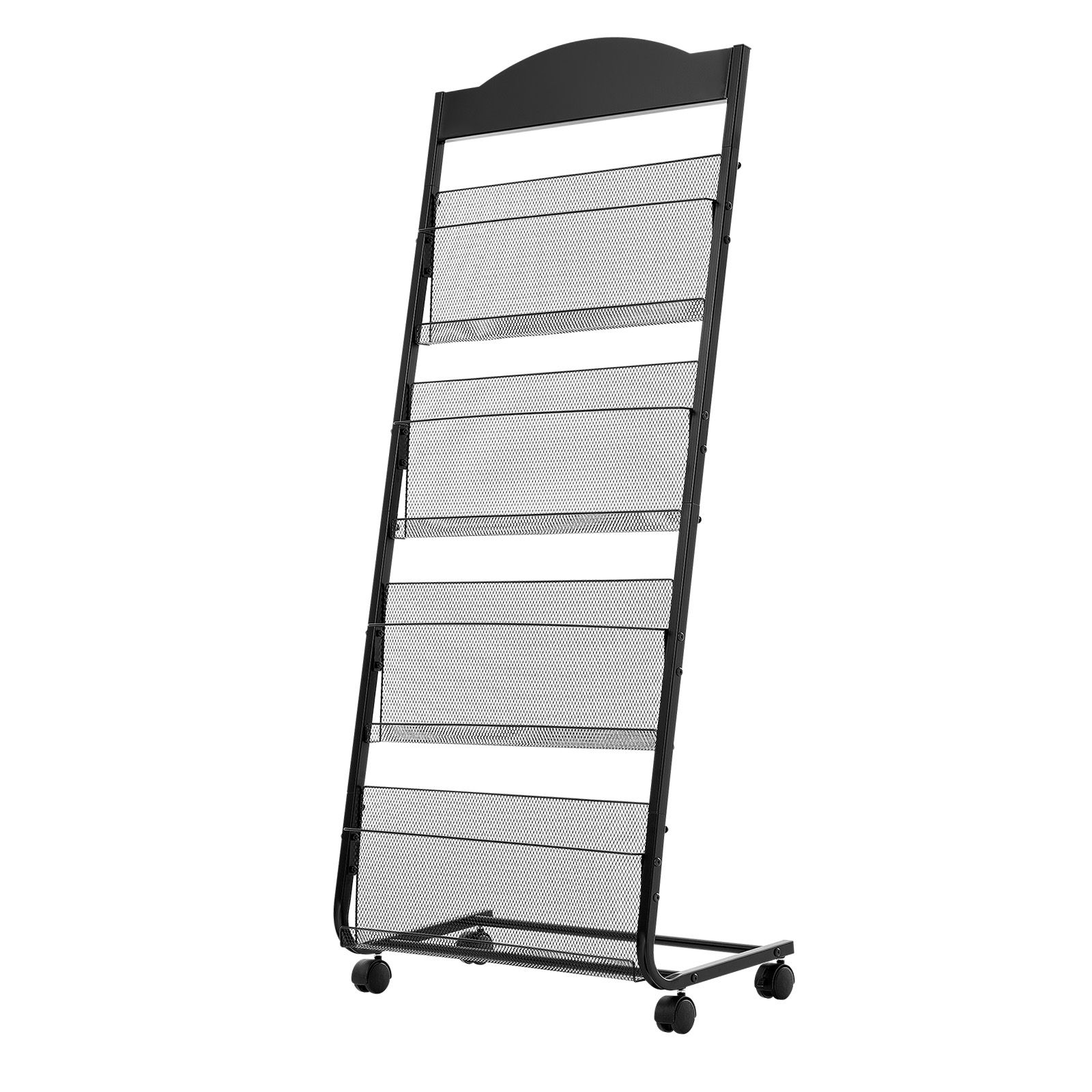 Brochure Display Rack, 4-Tier  - Magazine Holder Rack review and price