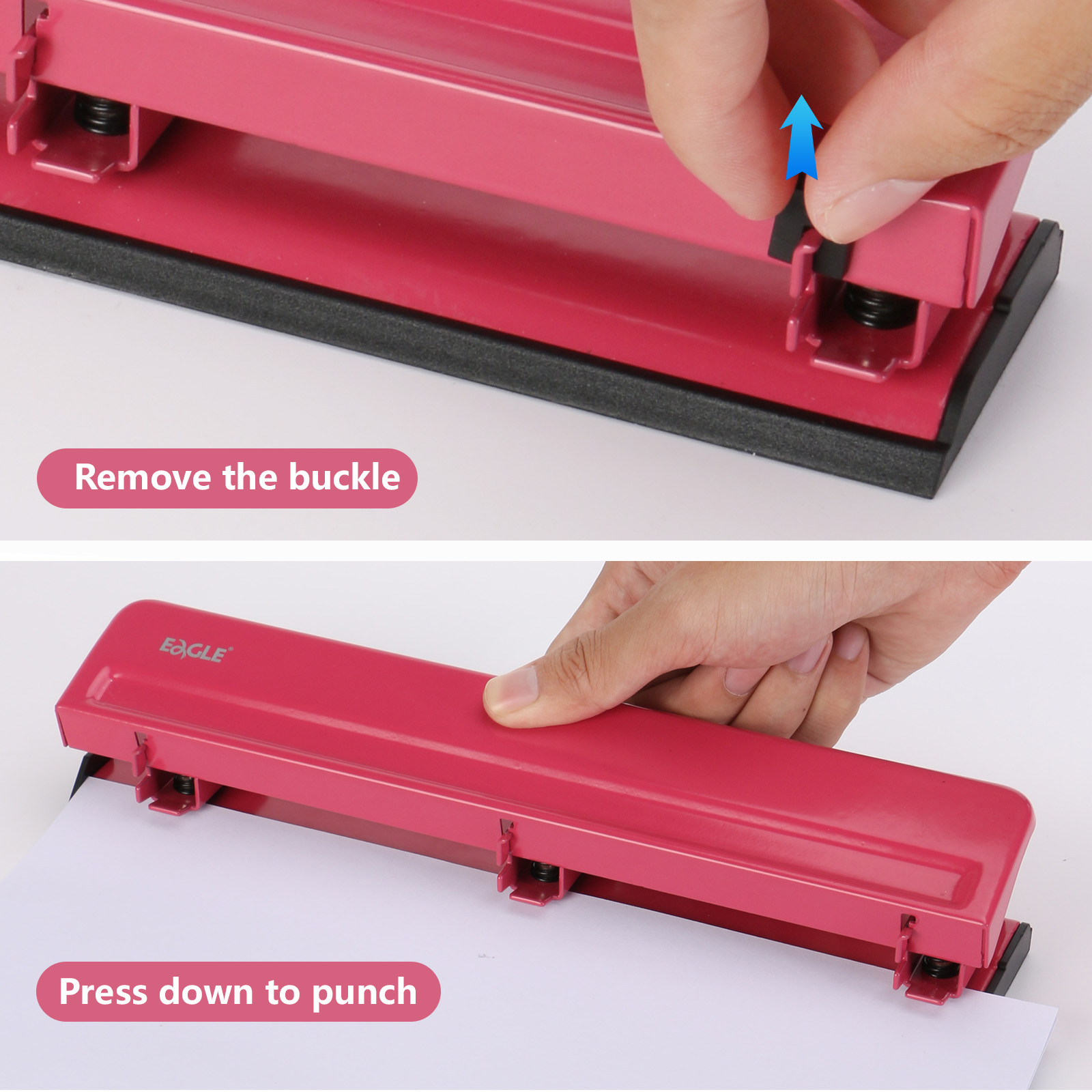 EAGLE 3-Hole Puncher for A4 Pa - Binder A4 Lever review and price