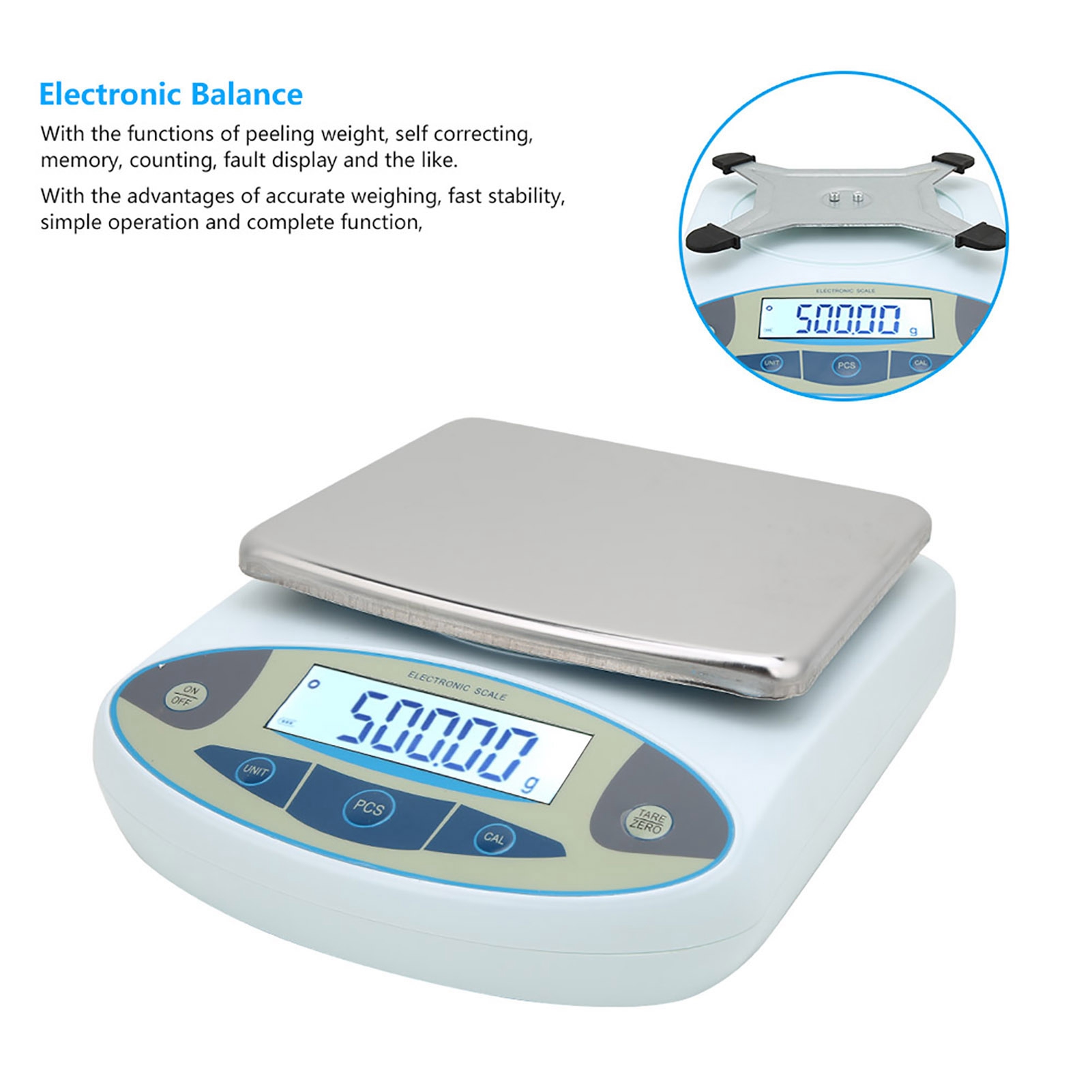 5000g 0.01g Digital Precision  - Tape Dispenser Weighted review and price
