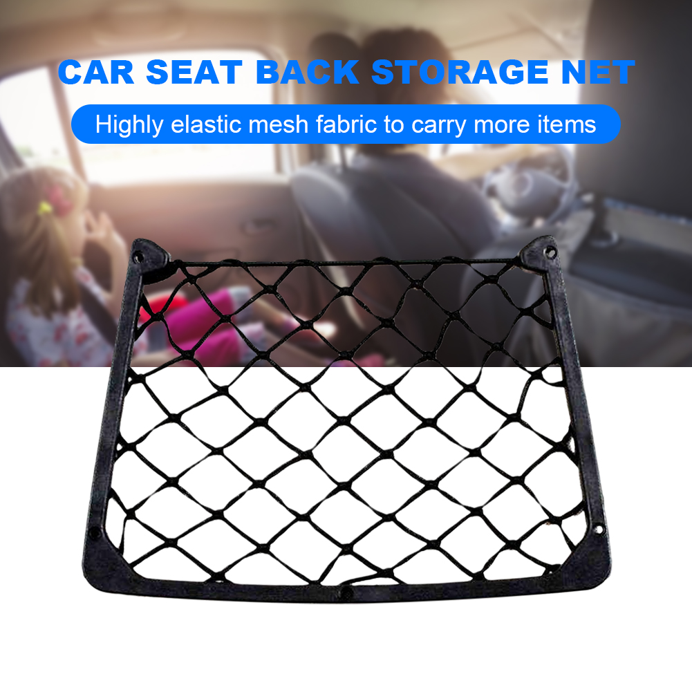 Car Seat Back Storage Net Elas - Magazine Holder Rack review and price