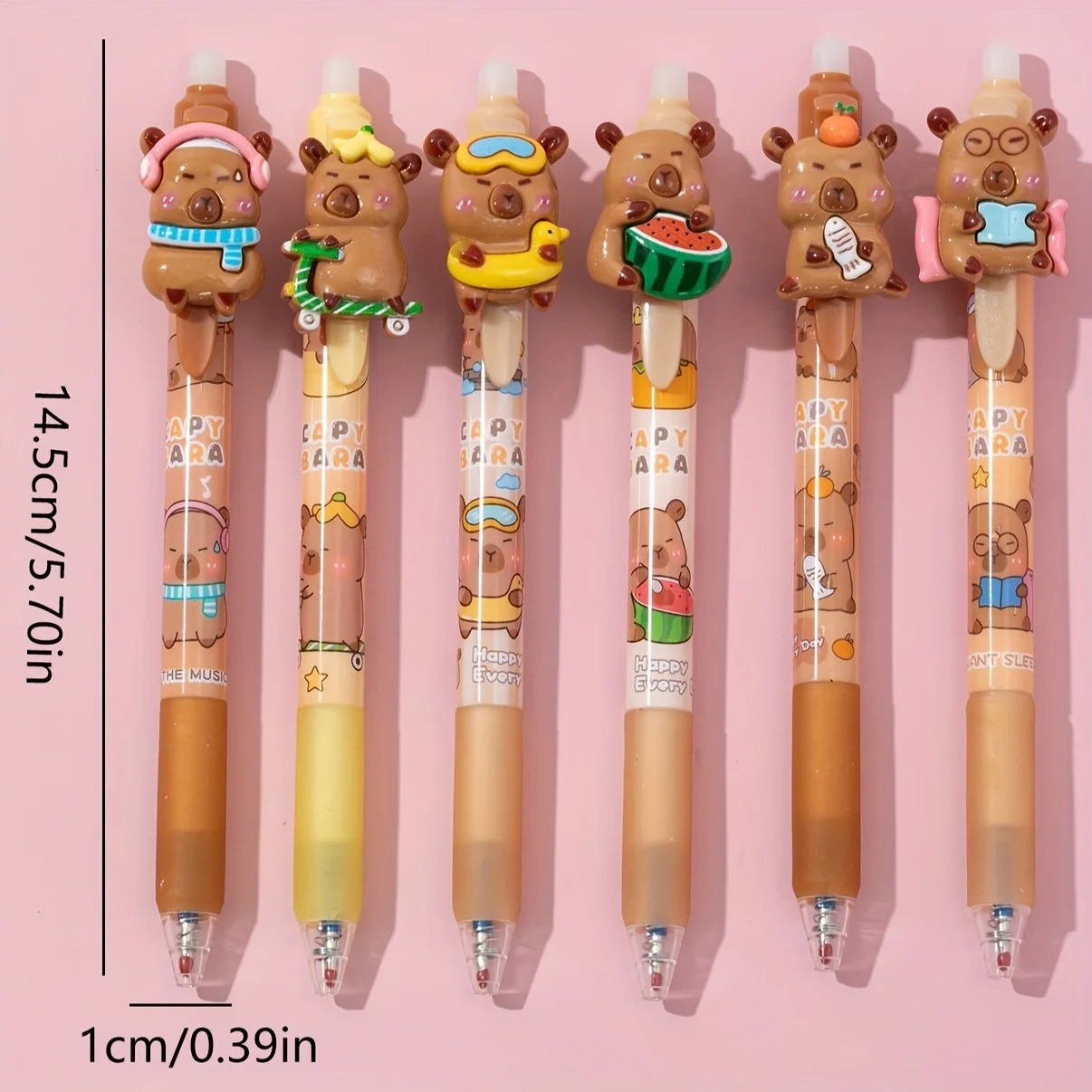 Cute Capybara Erasable Pens, 0 - Correction Pen Fine review and price