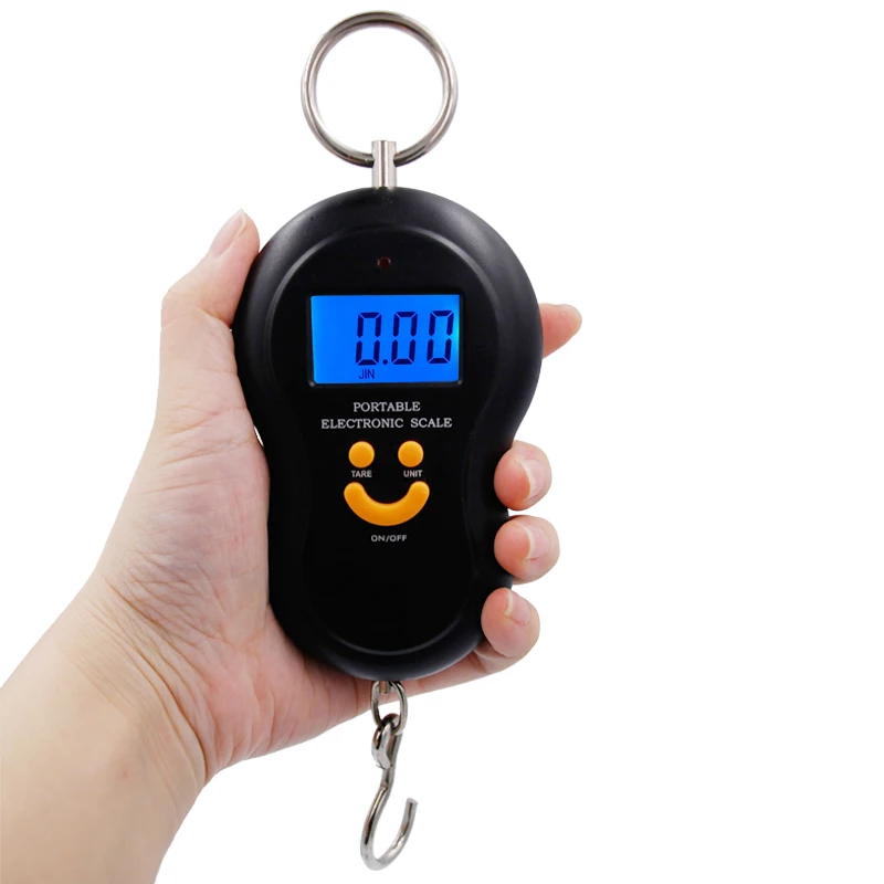 50kg 10g Digital Fishing Scale - Tape Dispenser Weighted review and price
