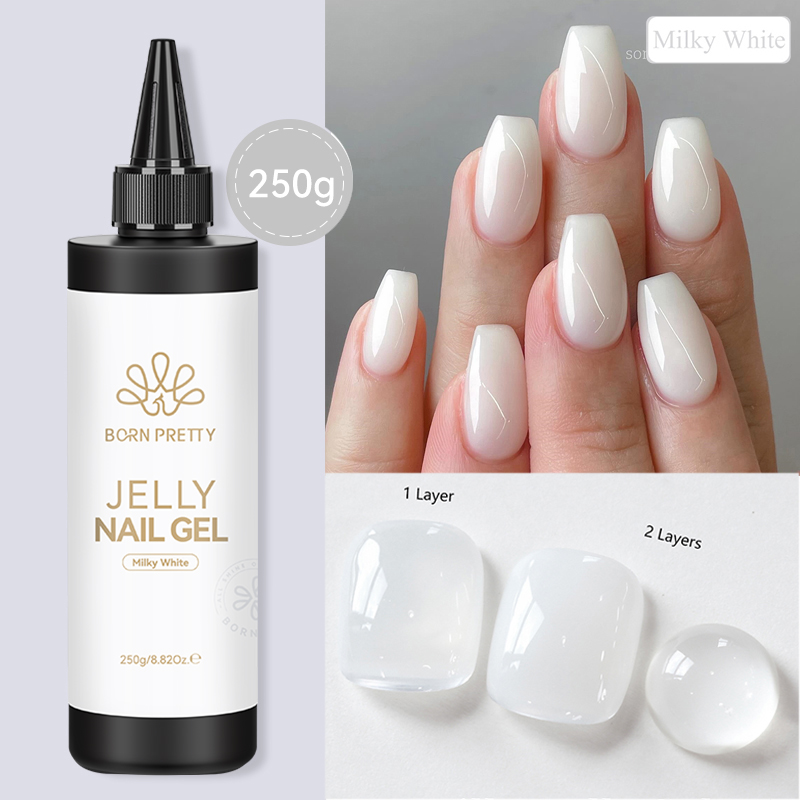 BORN PRETTY 250g Jelly Milky W - Gel Refill Pack review and price